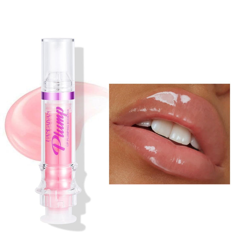 WenFeng Spicy Lip Plumping Booster,Plumping Lip Oil with Chili Extract,Plump and Pout Lip Plumper for Women Girls,Fuller Lips Instantly,Hydrating,High-Shine (01) 01