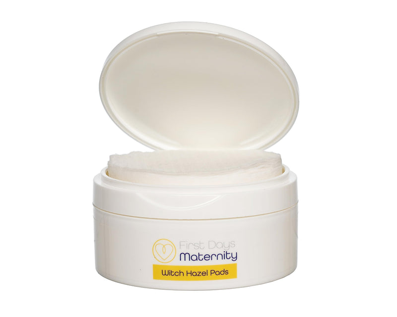 [Australia] - First Days Maternity - Postpartum Accessories Witch Hazel Pads - Witch Hazel Postpartum Pads for Perineal Discomfort - Thick, Absorbent, Gentle on the Skin - Postpartum Essentials - Made in UK - 40 Postnatal Pads 40 Count (Pack of 1) 