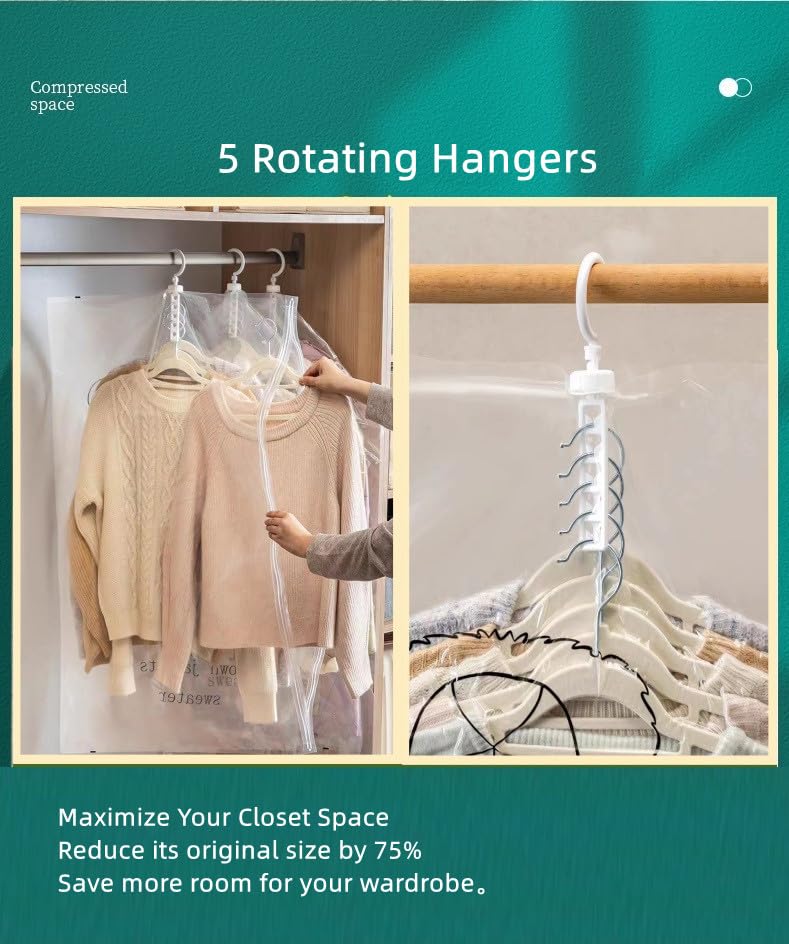 Travel Luggage Straps and Hanging Vacuum Bags