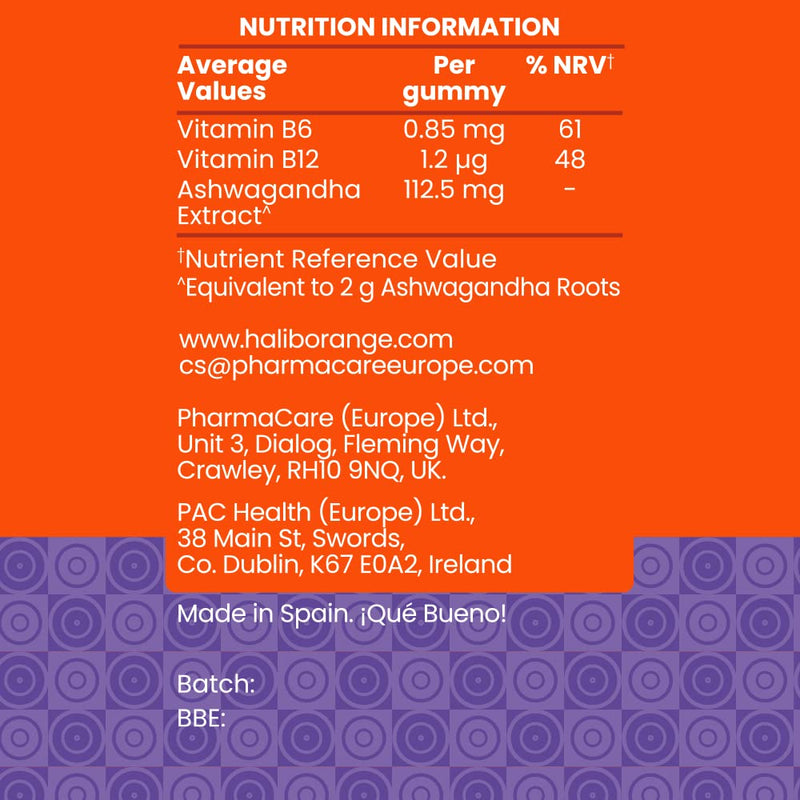 Haliborange Adult Calm - 30 Cherry Gummies