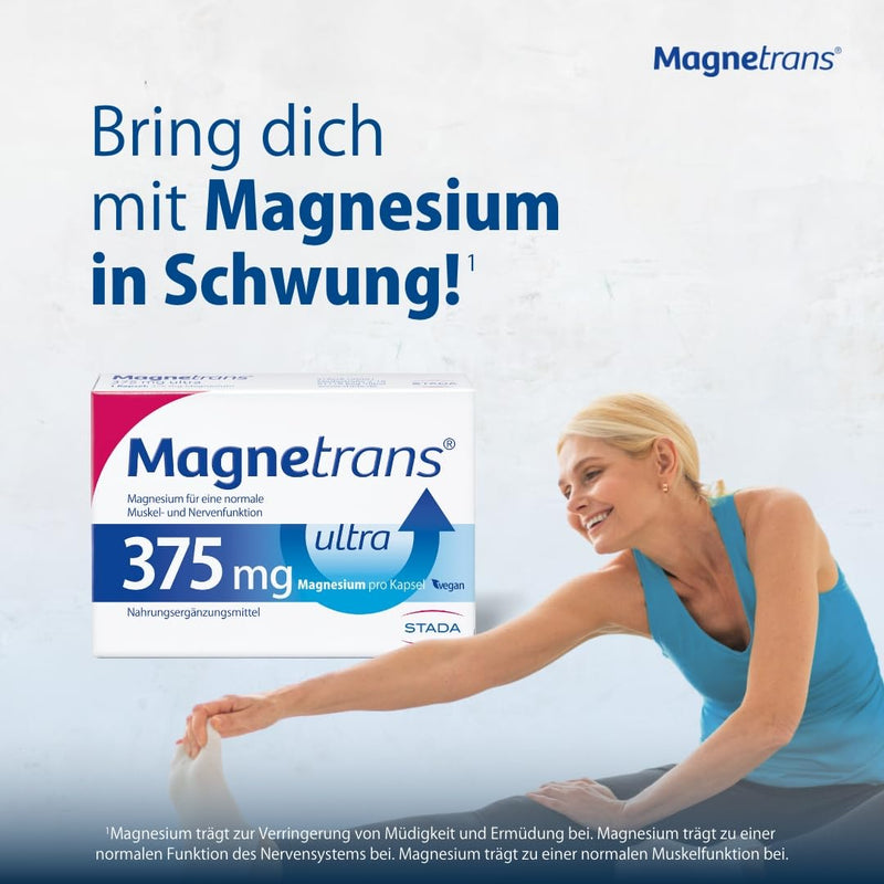 [Australia] - Magnetrans ultra 375 mg capsules - magnesium capsules for normal muscle and nerve function - 1 x 50 capsules 50 pieces (pack of 1) 