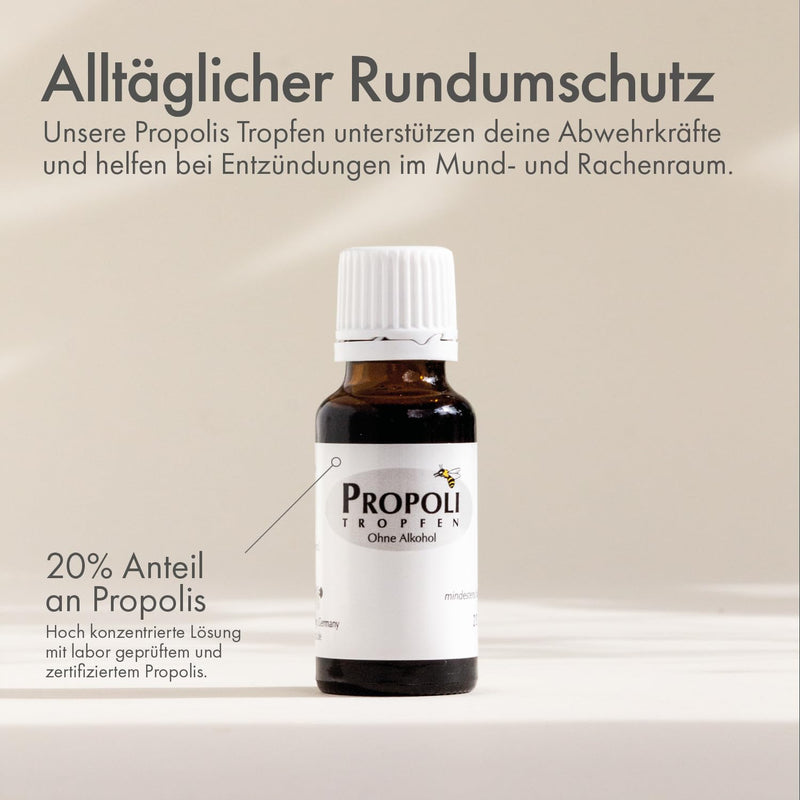 [Australia] - Propolis drops 20% without alcohol - Propolis solution for your immune system - Natural protection from the beehive - Also suitable for children and animals 