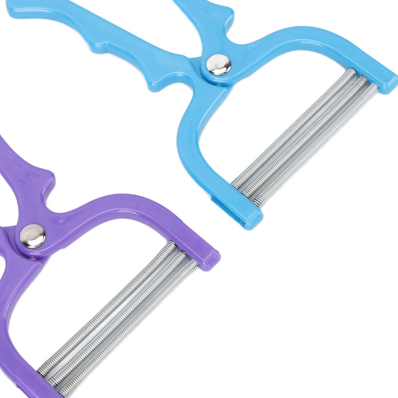 [Australia] - ZJchao 2pcs Spring Hair Remover, Stainless Steel Face Epilator Spring Threading for Women Face, Chin Hair, Upper Lip Hair, Mustache 