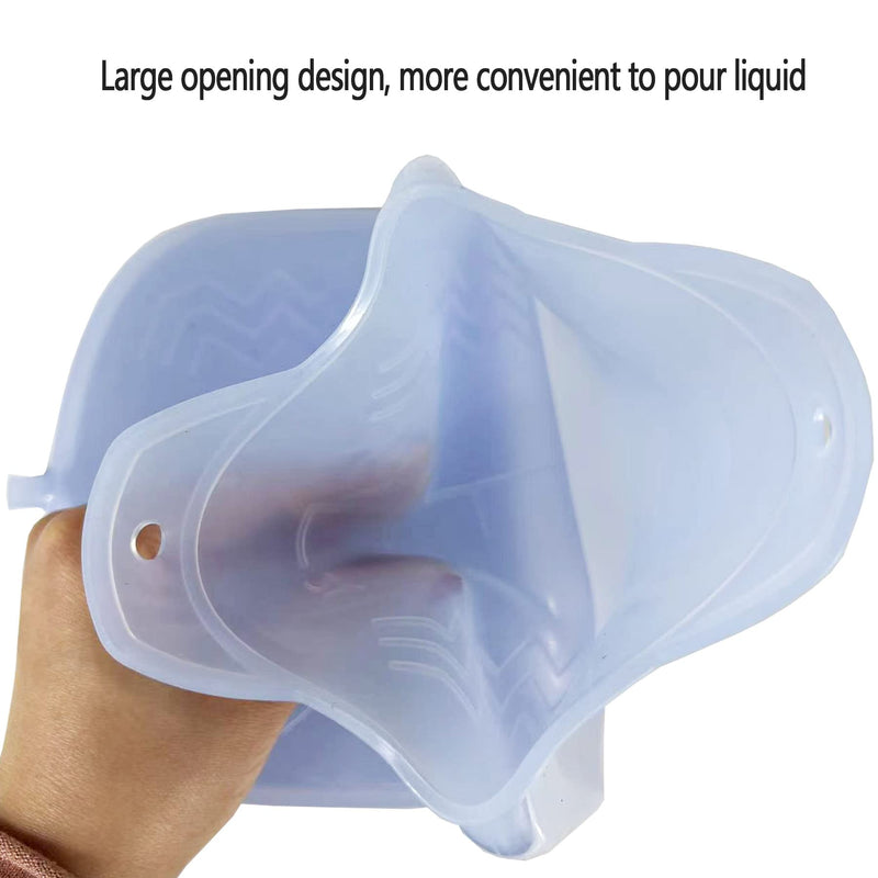 [Australia] - Colon Cleanse Enema Bag Kit with 5.2ft Silicone Hose, 5 Enema Tips and Controllable Flow Valve- Home- 2 Quart Capacity Silicone Enema for Coffee and Water Colon Cleanse for Men and Women 