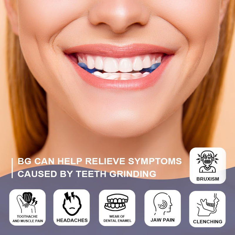 [Australia] - KOHEEL BG Adjustable Mouth Guard, No Boiling Night Guard, Stop Bruxism Dental Guard, 2 Count (Thick) thick 