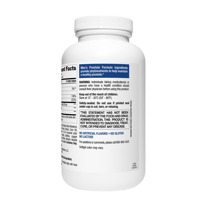 [Australia] - Nature's Wonder Men's Prostate Formula with Saw Palmetto, Beta-Sitosterol & Lycopene, 200 Softgels, 100 Days Supply 