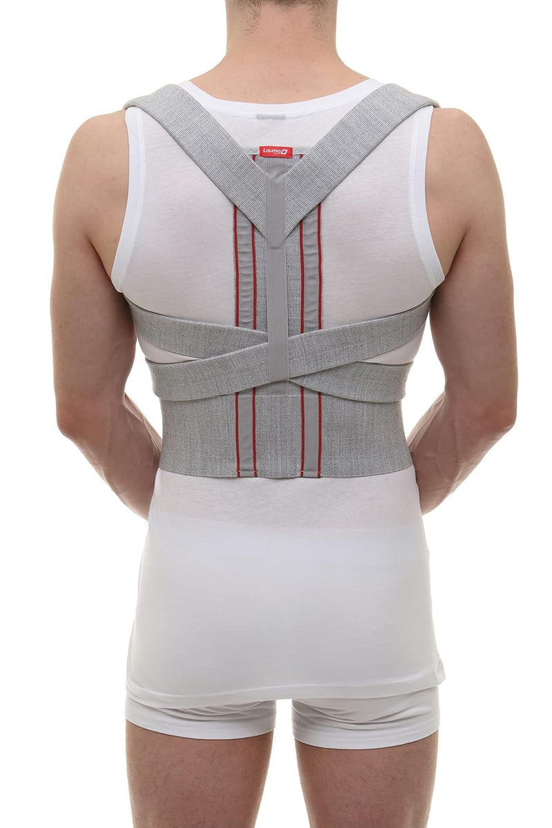 Posture Corrector with Metal Inserts for Women and Men, Adjustable & Breathable Back Brace, Pain Relief for Neck, Back, and Shoulders, Upper Back Support, Back Straightener for Posture, Medium