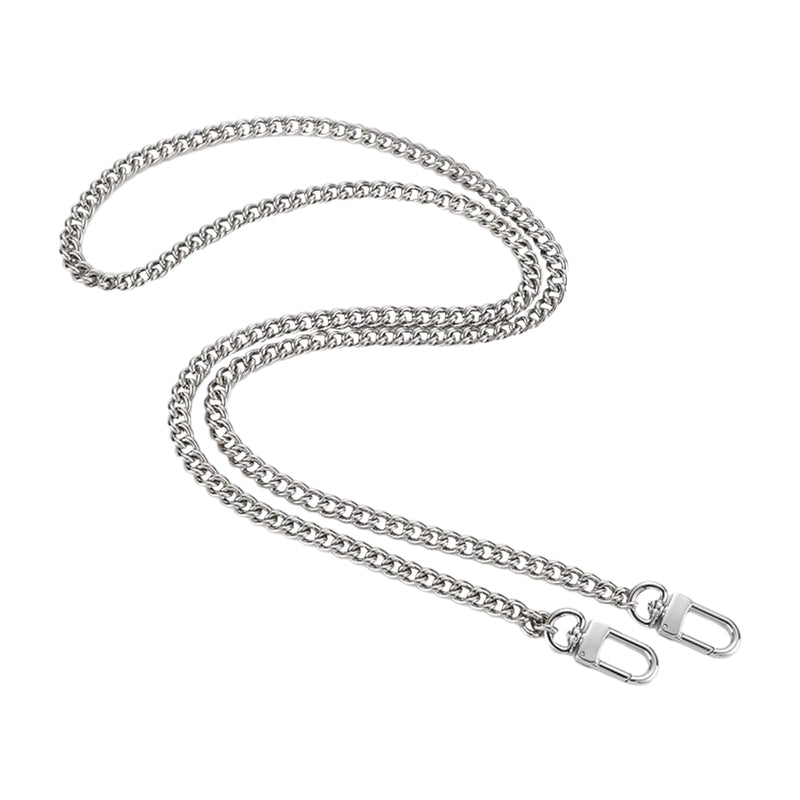 Jiesinlov Purse Chain Adjustable Shoulder Strap with Small Metal Ball Replacement Transformation Crossbody Handbag Silver Chain 120-m