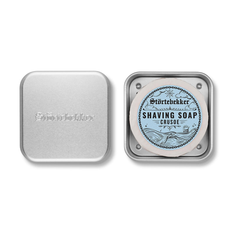 [Australia] - Störtebekker® Premium Shaving Soap Crusoe 70g - Handmade soap for rich shaving foam - Perfect for shaving with safety razors and straight razors - Vegan shaving soap for women and men 70 g (pack of 1) 