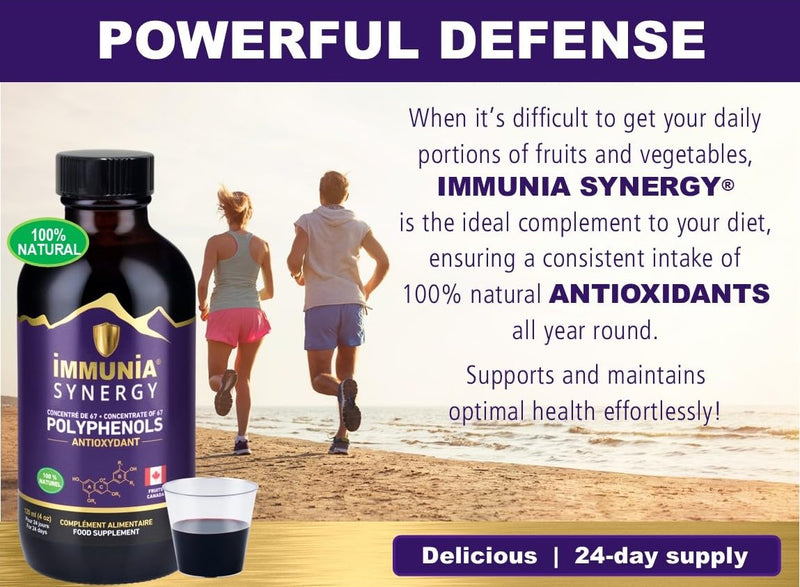Synergy. Elderberry Supplement for Immune System Support - Powerful Natural Antioxidant. POLYPHENOLS Concentrate. Elderberries from Canada (1-Pack) 1 count (Pack of 1)