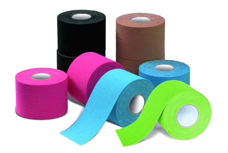K-Active Kinesiology Tape Classic Blue, Water Repellent and Hypoallergenic, 50 mm x 5 m, 3 Roll 3 Roll 50 mm x 5 m