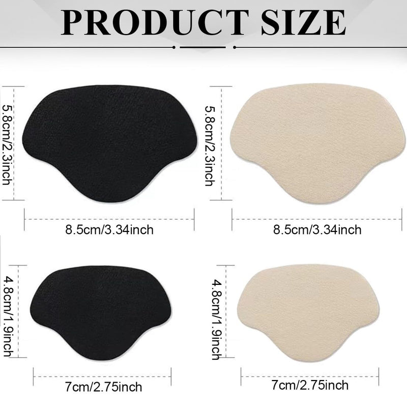 [Australia] - Sneaker Repair Patch Self-adhesive Heel Patch Sneaker Hole Repair Heel Repair Patch Shoe Hole Prevention Patch Suitable for most shoe types, 4 pairs 