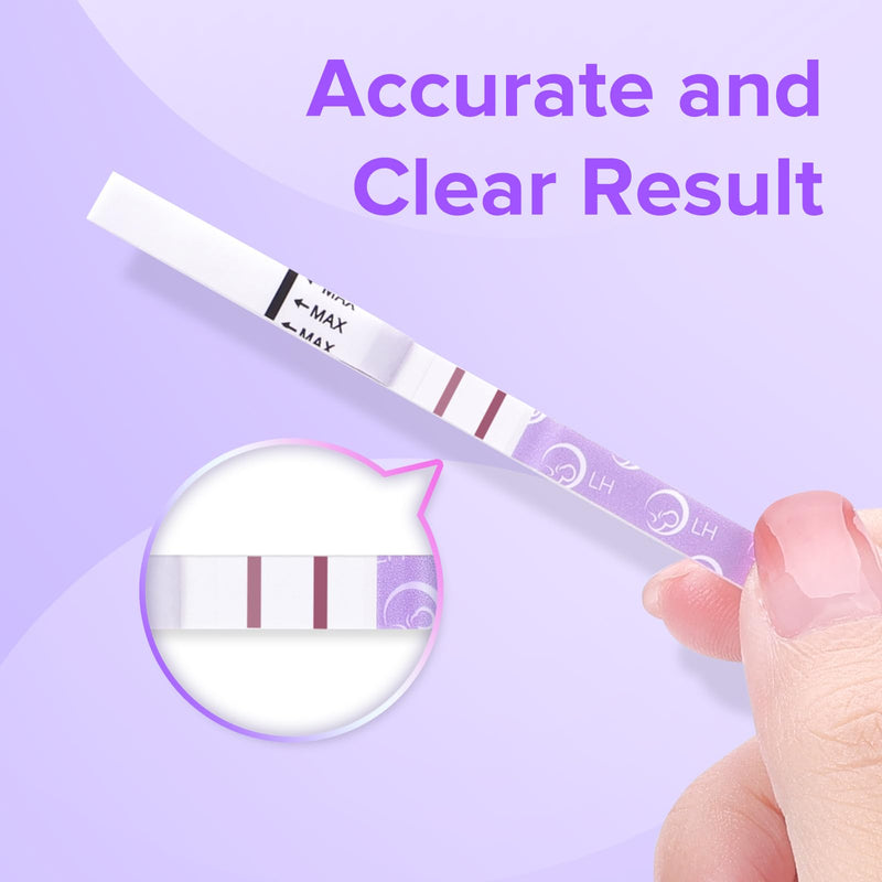 Premom Quantitative Ovulation Predictor Kit for Women | 40 Ovulation Test Strips with Numerical LH Range 0-65 mIU/mL, 10 Pregnancy Test Strips, Premom App Tracking LH Changes 50 Piece Set