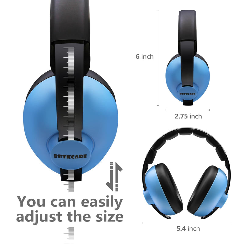 [Australia] - Baby Ear Protection Noise Cancelling Headphones for Babies for 3 Months to 3 Years (Blue) Blue 