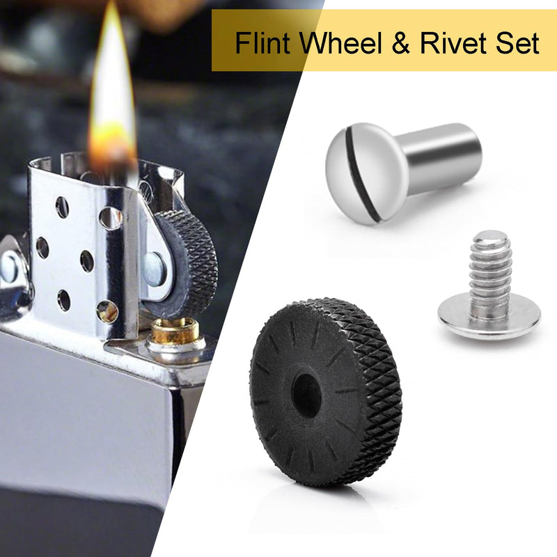 [Australia] - Ultimate Consumption Supplies Package for Petrol Fuel Lighter,Lighter Repair Kit for Flint Stones,Cotton Wick, Flint Spring Rubber Gaskets (A# Forzipo) A# Forzipo 
