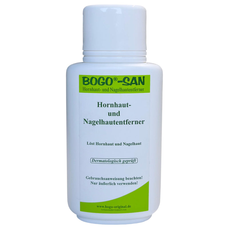 [Australia] - BOGO-SAN callus remover solution removes calluses and cuticles quickly and effectively, professional foot care and hand care, liquid cuticle remover - works in 10 to 20 minutes - 200ml 