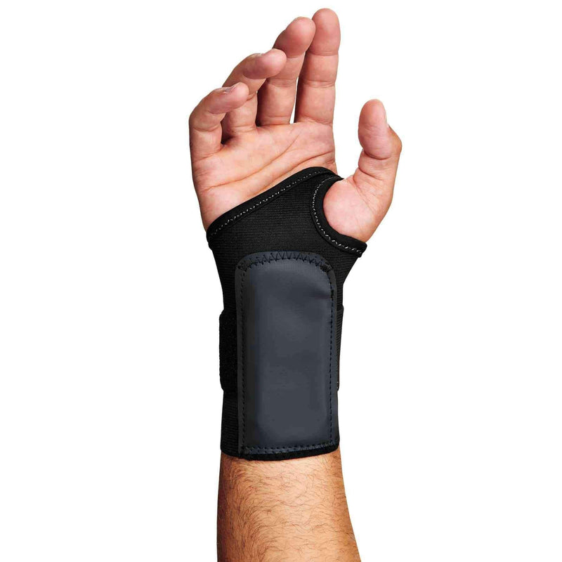 [Australia] - Ergodyne - 70018 ProFlex 4000 Single Strap Wrist Support, Black - X-Large, Left Hand (Pack of 2) XL-Left (Pack of 2) 