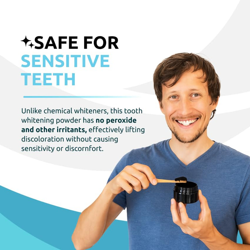 [Australia] - Carbon White Teeth Whitening Strips – 28 Count (14 Treatments) – Enamel-Safe, for Sensitive Teeth – Mint Flavor – Non-Slip Whitening Kit 