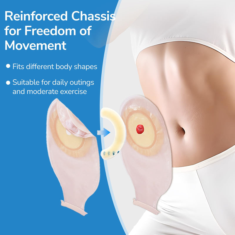 [Australia] - 20PCS Ostomy Barrier Strips, Skin-Friendly Hydrocolloid Skin Barrier Strips, Elastic Barrier Strips for Ostomy Bag Ostomy Colostomy Ileostomy Supplies 20pcs Ostomy Barrier Strips 