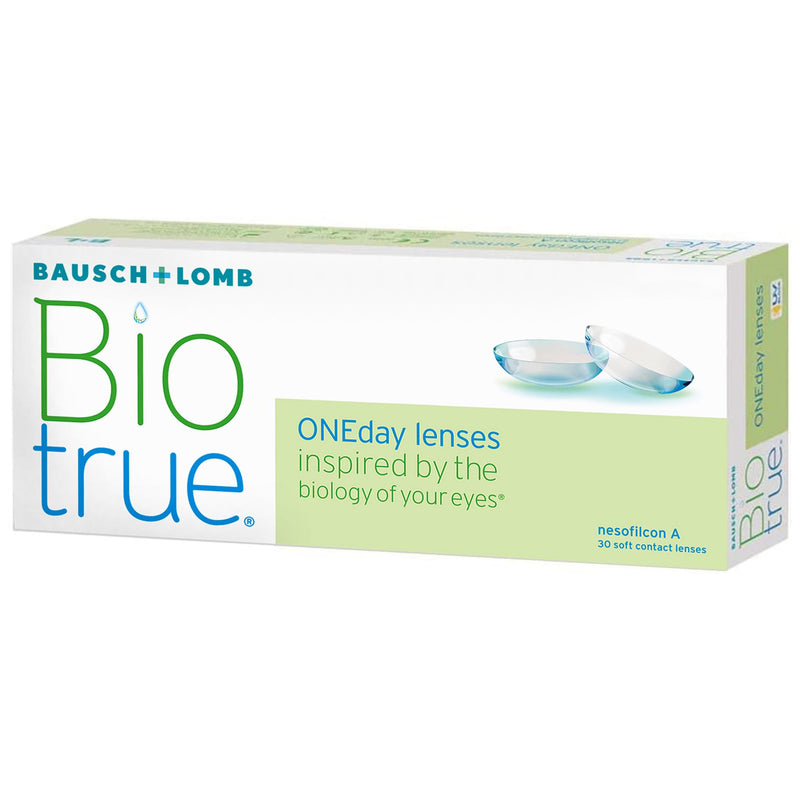 [Australia] - Bausch + Lomb Biotrue ONEday daily lenses, spherical contact lenses, soft, 30 pieces / BC 8.6 mm / DIA 14.2 mm / -1.50 diopters -1.5 diopters 8.6 millimeters 14.2 millimeters 