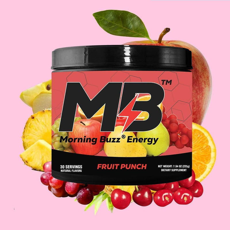 [Australia] - Energy Powder Drink - Energy Boost Drink Mix - Sugar-Free Energy with Antioxidants - Morning Kickstart and Sports Nutrition Endurance Product - 30 Servings, Fruit Punch, 8 Ounces 