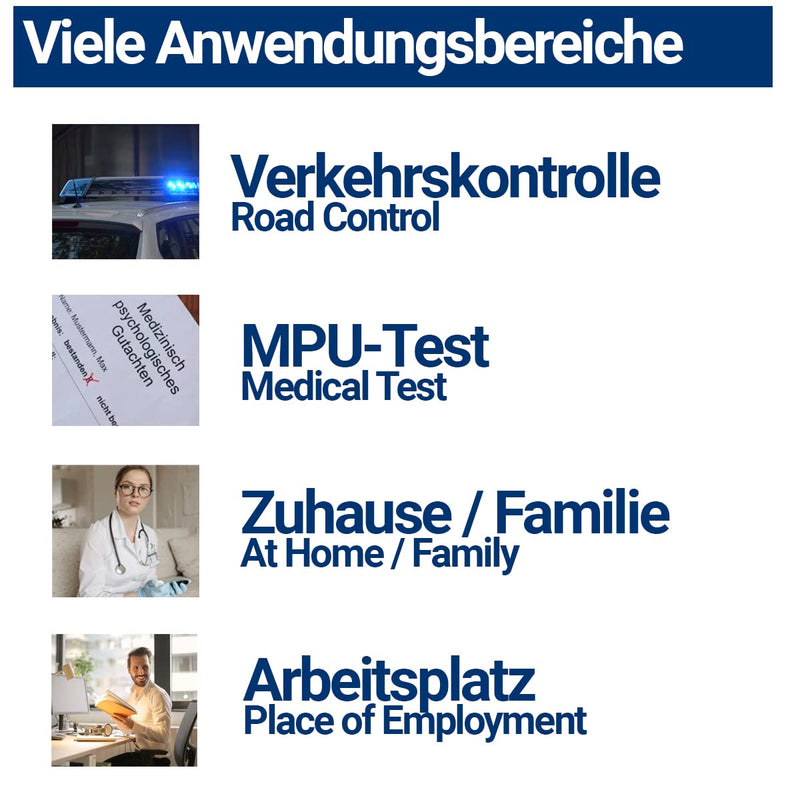 [Australia] - 2x THC drug test with 50 ng/mL - cannabis - marijuana - hashish, THC urine test, test strips, high sensitivity, rapid drug test (pharmacy quality) 2 