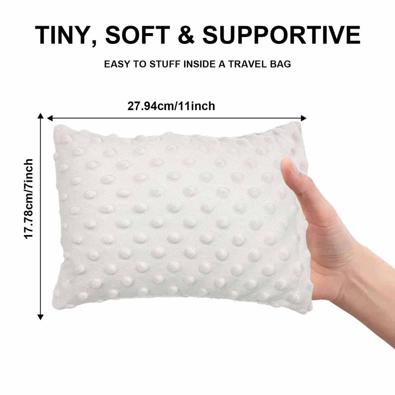 [Australia] - Small Soft Knee Pillow for Side Sleepers, 11" x 7.5" Hip Leg Support Pillows Joints Cushion Relief from Knees Sciatica Joints Back Pain After Surgery for Sleeping Gifts (Grey) Grey 