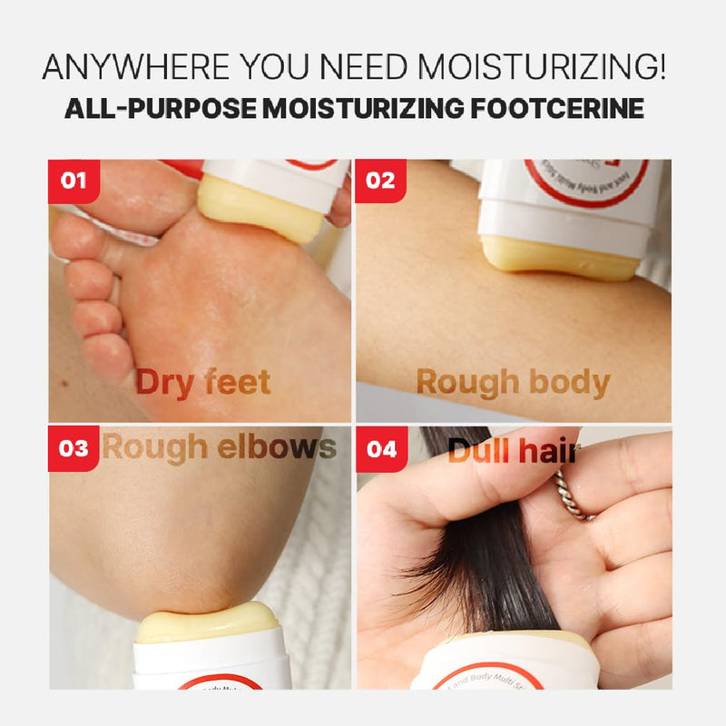 [Australia] - Foot & Body Shea Butter Stick Balm 0.71 oz foot cream for dry cracked heels and feet, Multi moisturizing stick,Made of Shea Butter, OliveOil, Sunflower Oil, Argan Oil. 