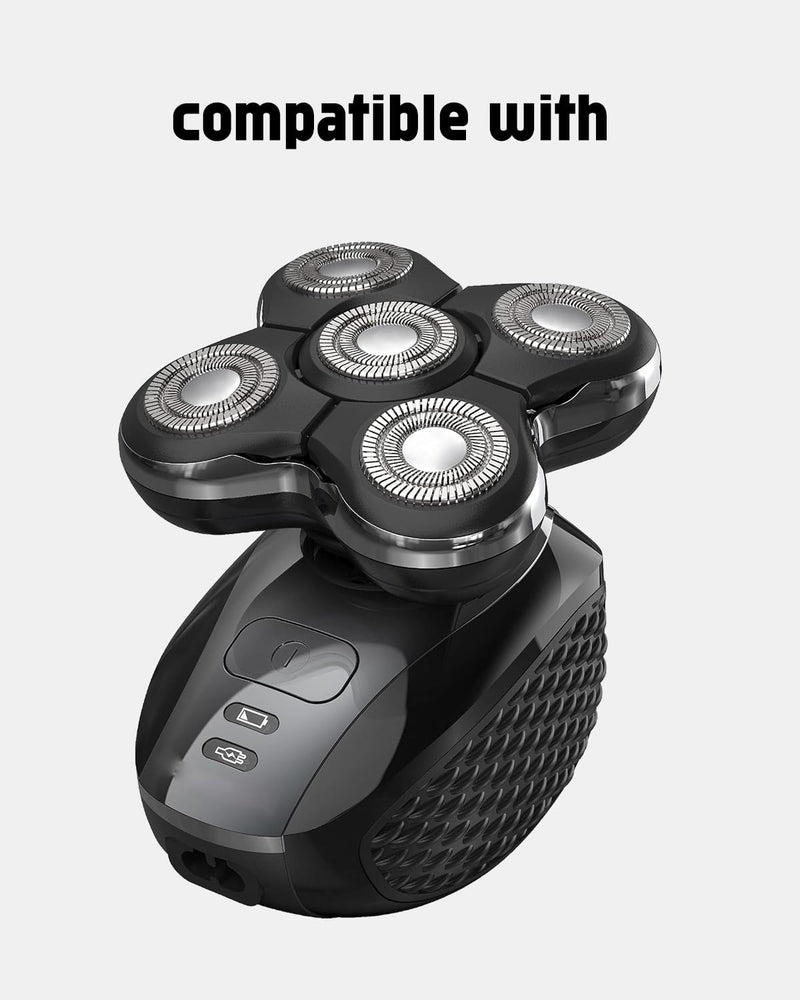 Remington Balder Pro Replacement Head Compatible with Remington Balder Pro Head Shaver, 5PCS XR7000 Replacement Blades, 5 Cleaning Brush 5 Pack