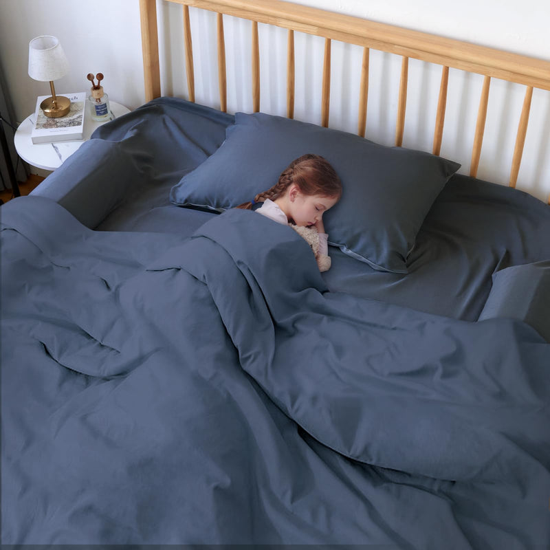 [Australia] - Bed Bumpers for Toddlers Foam Bed Rail for Toddlers 1 Pack Bed Rails Bumper for Queen, King, Twin, Full-Size Bed with Non-Slip Machine Washable Cover Grey 