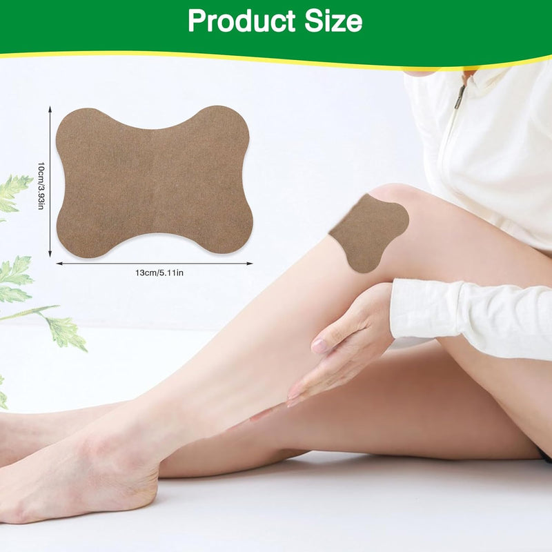 [Australia] - MYMULIKE Pack of 60 Knee Plasters, Knee Patches, Wormwood Pain Relief Plasters for Knees, Back, Neck, Shoulder Inflammation and Muscle Soreness 