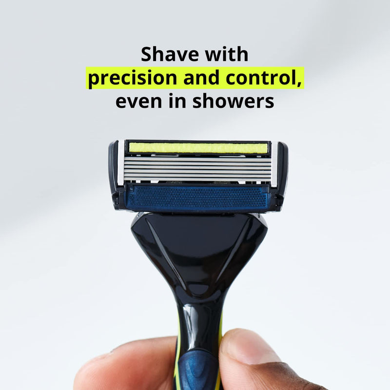 DORCO Pace 6 Sport - Six Blade Razor System with Trimmer and Pivoting Head (2 Replacement Handles Only (No Blades)) 2 Replacement Handles Only (No Blades)