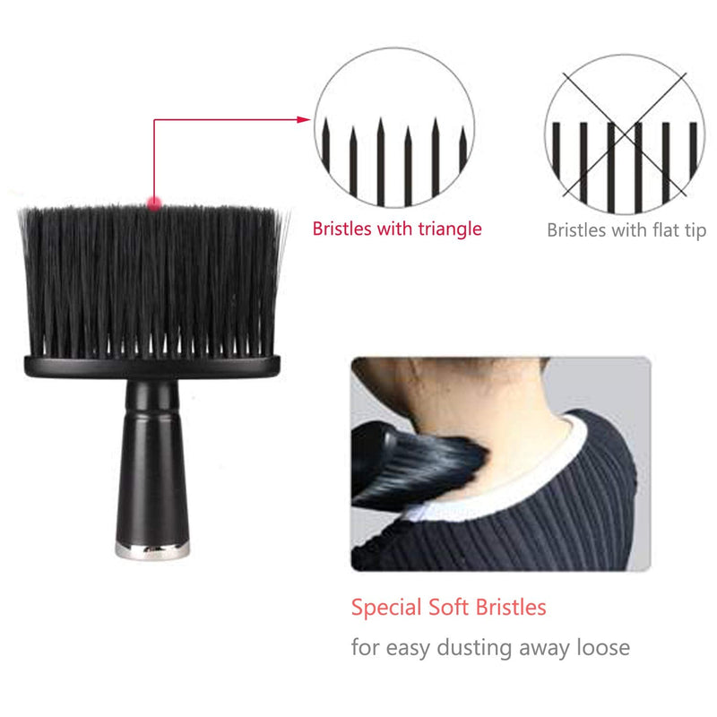PERFEHAIR Barber Neck Duster Brush, Soft Cleaning Face Brush for Hair Cutting