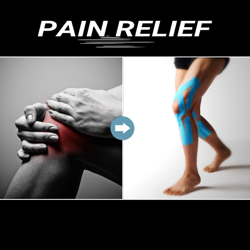 [Australia] - LiangMai Kinesio Tapes - 3 Rolls 5 cm x 5 m Kinesiology Tape Kinesio Tape Black, Waterproof & Elastic Physio Tape & Sports Tape - Skin-Friendly Tapes for Sports Knee Shoulder Elbow 500 x 5 cm (3 Pieces) Three Rolls Black 