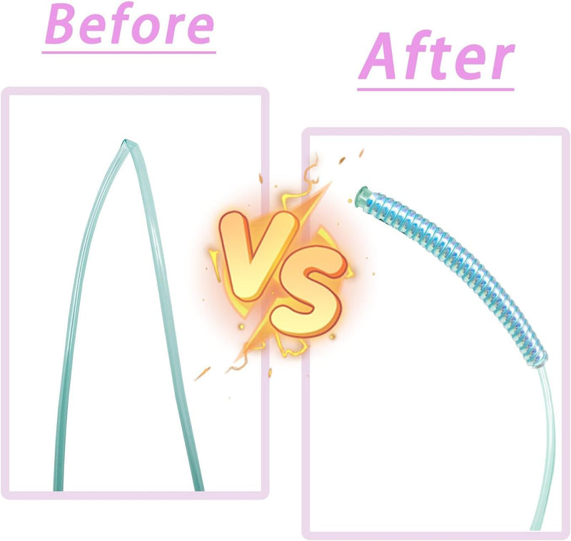 [Australia] - 10 Pack Oxygen Tube Support Crimp Straightener Oxygen Tubing Accessories for Oxygen Hose Keep Oxygen Hose from Kinking Blue 