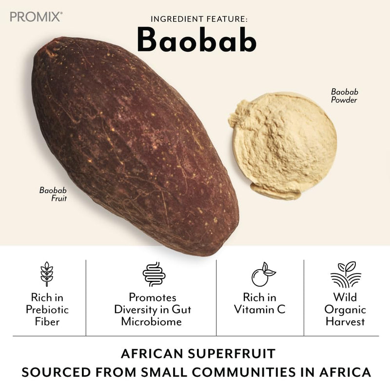 [Australia] - ProMix Nutrition Debloat Prebiotics and Probiotics with Baobab - Rich in Vitamin C, Bloating Relief, Immune Support - Orange - 30 Servings (Pack of 30) Florida Orange 0.17 Ounce (Pack of 30) 