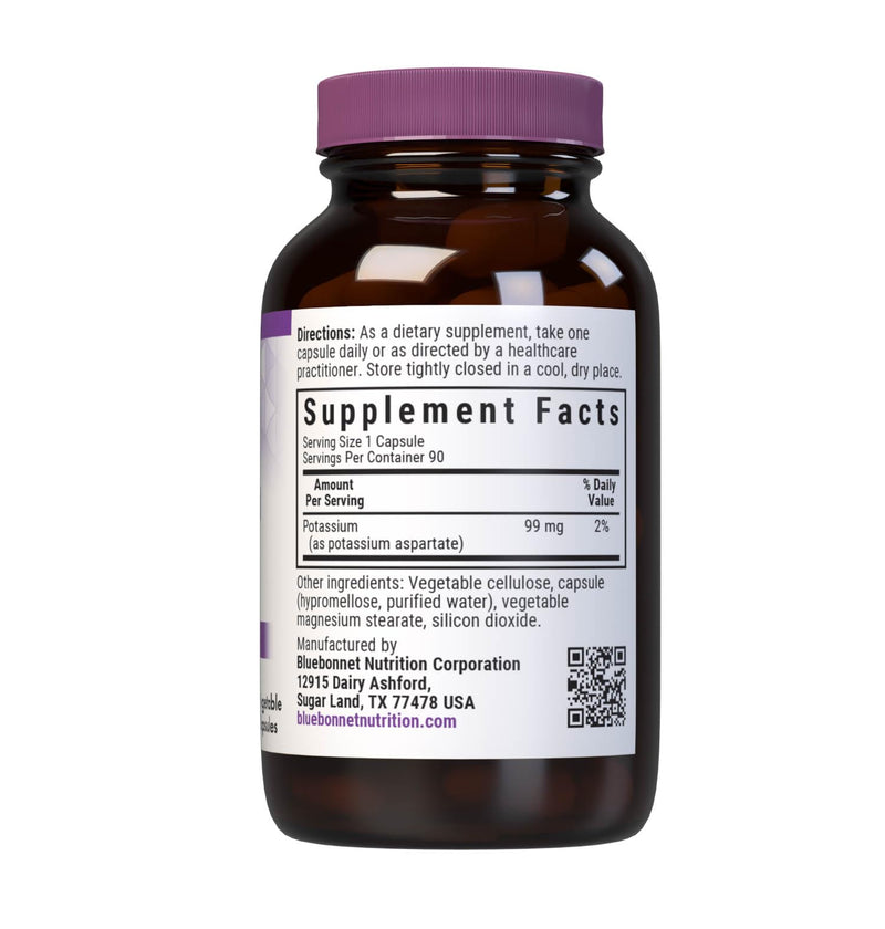 [Australia] - Bluebonnet Nutrition Potassium 99 mg 90 Veggie Caps 