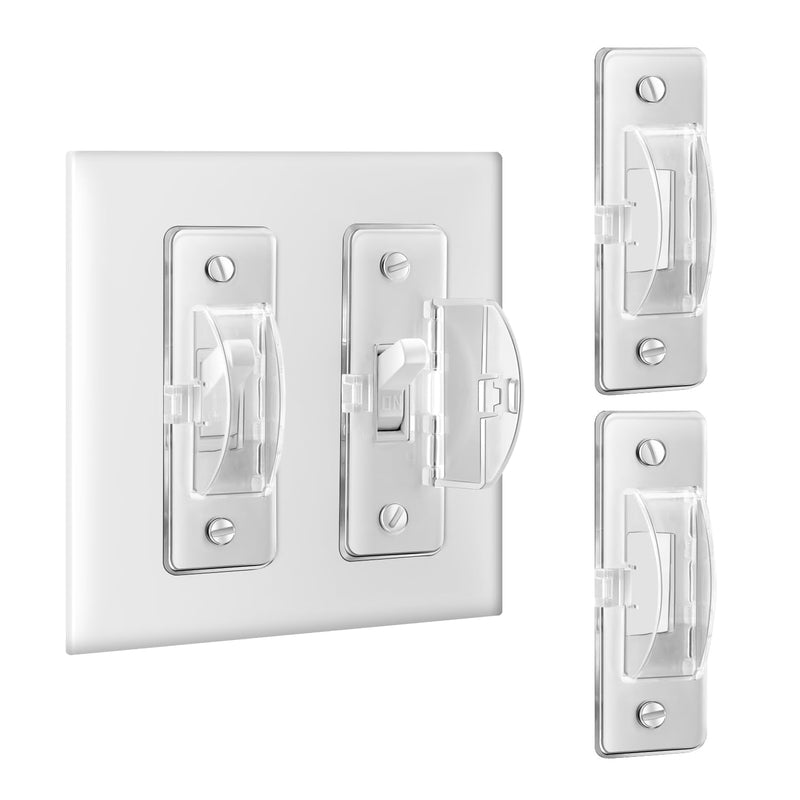 [Australia] - Switch Cover-Light Switch Cover-Light Switch Cover Guard-Light Switch Guard-Light Switch Cover Child Proof-Child Proof Light Switch Cover(Clear,1pc) 1 Pack 