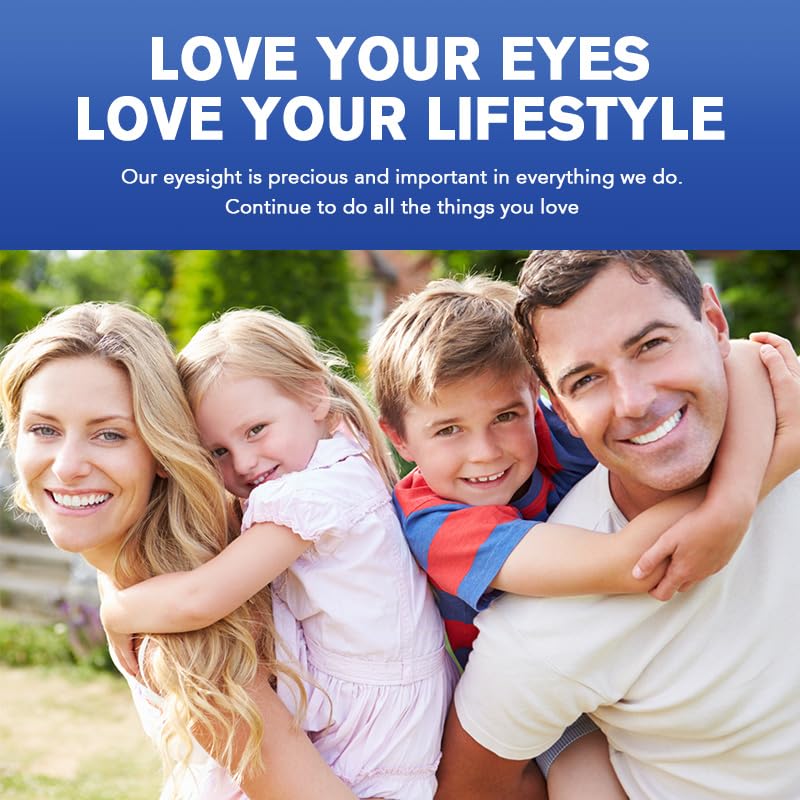 Advanced Eye Health Supplement with Lutein, Zeaxanthin, Bilberry & Citrus Bioflavonoids - Vision Support for Macular Health, Dry Eyes & Overall Eye Wellness - 120 Softgels, 2 Month Supply