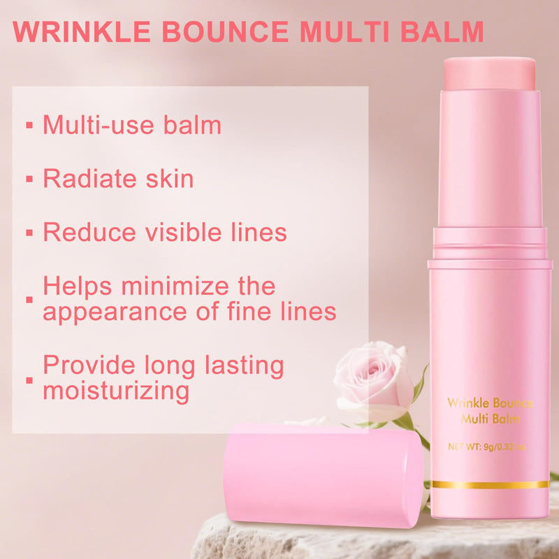 3 PCS Collagen Wand, Collagen Stick Multi Balm Stick, Anti Wrinkles Moisturiser,All-in-One Boosting Moisture Balm for Face, Lips, Eyes, Lip, Neck & Body- Reduce Fine Lines & Wrinkles (9g)