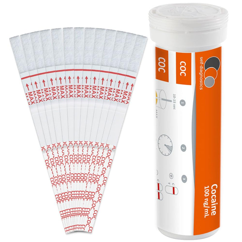 [Australia] - self-diagnostics rapid drug test cocaine (COC) - Coke - crack - cut-off: 100 ng/ml - 25 test strips - drug detection - diving test - urine test - cocaine test - 5 min drug test urine 25 pieces 