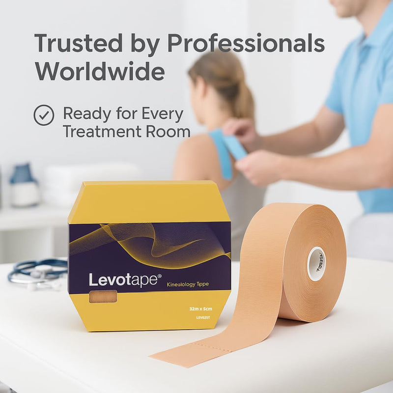 Kinesiology Tape Clinic Roll Length - 32m x 5cm, Blue