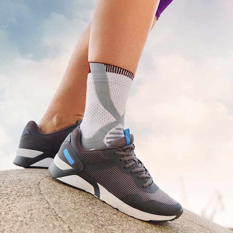 [Australia] - Actimove Professional TaloMotion Ankle Support | Slip-On Compression Ankle Brace for Sprained Ankle, Achilles Tendonitis, Postoperative Care, & Lateral Ligament Injury | Unisex, Charcoal, Left, 2X-Large 