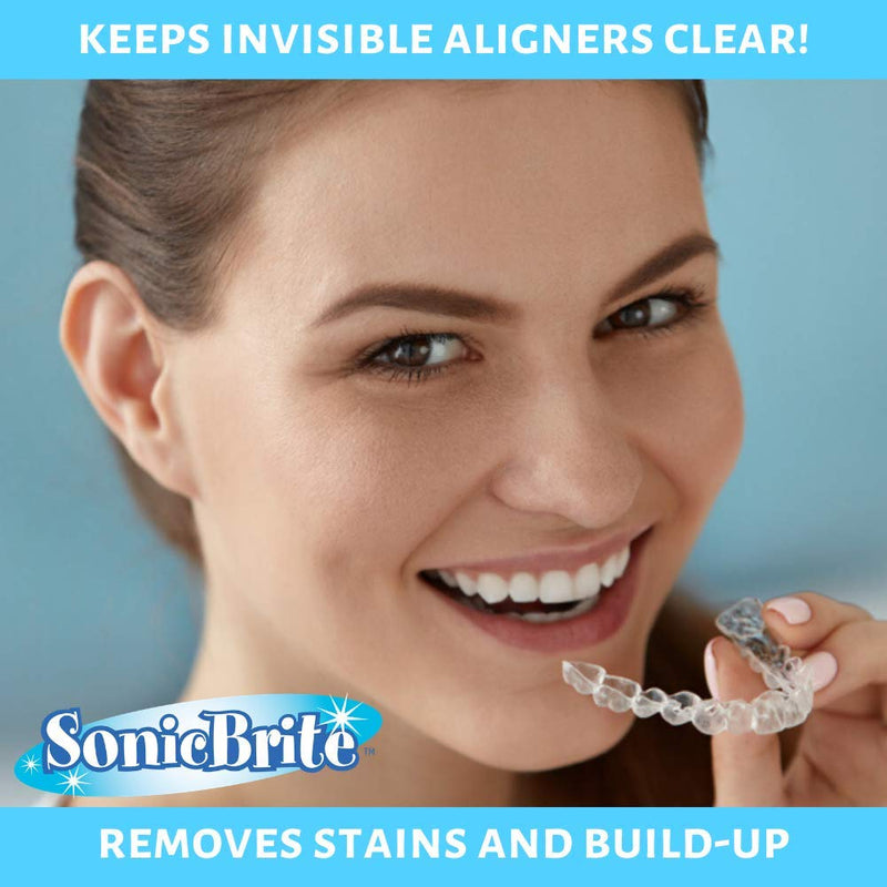 [Australia] - Professional Strength Dental Appliance Cleaning Powder 7 oz | Retainer, Aligner, Mouth Guard & Denture Cleaner eliminates Stains, Odor Causing Plaque and buildup (3 - Count) 