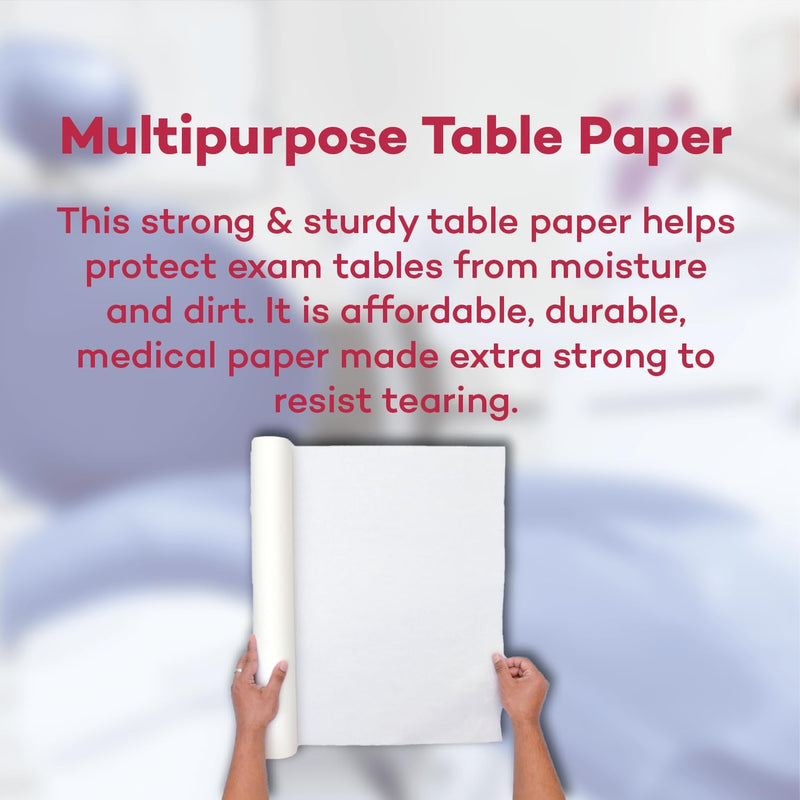 Dealmed Pregnancy Test and Table Paper Bundle | Includes (25 Tests) HCG Urine Cassette Pregnancy Test and (12 Rolls) 14.5" x 225' Smooth Exam Table Paper