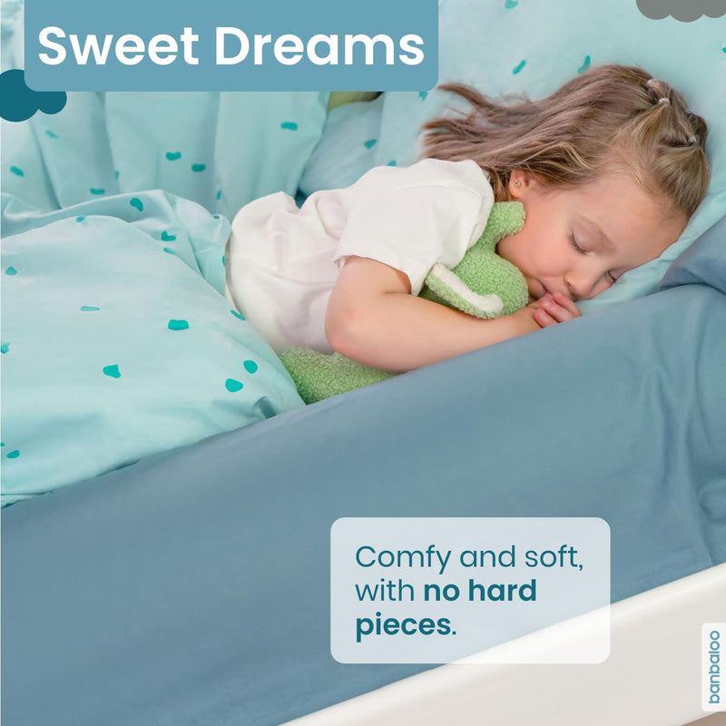 [Australia] - BANBALOO - 2-Pack Inflatable Bed Bumper for Children - Child Fall Protection, Inflatable Travel Bed Rail, for fold-Away, Single, Double, Queen Size, King Size and Montessori beds 
