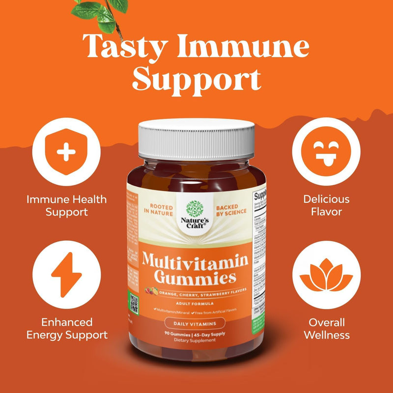 Multivitamin Gummies for Adults - Halal Multivitamin Gummy with B12 Biotin - Gelatin-Free Gummy Multivitamins for Men & Women - Vitamin Gummies with Zinc & Vitamin D - Non-GMO Gluten-Free - 90 Count 90 Count (Pack of 1)