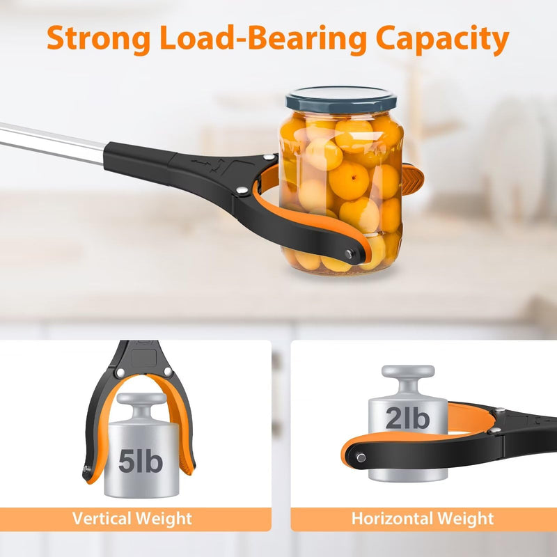 [Australia] - 32" Grabber Reacher Tool, 2-Pack Foldable Reacher Grabber Pickup Tool with 360° Rotating Jaw & Magnet, Trash Picker Upper Grabber, Lightweight Grabbers for Seniors Heavy Duty 32-inch 