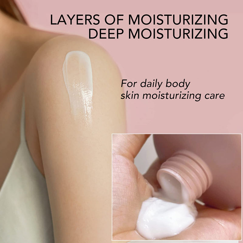 AILKE Daily Moisturizing Body Lotion, Visibly Enhances Skin Radiance, With Glutathione, Vitamin C, Moisturizing Cream from Normal to Dry Skin, Help Skin Soften and Smooth, 500 ml/ 16.9 fl oz