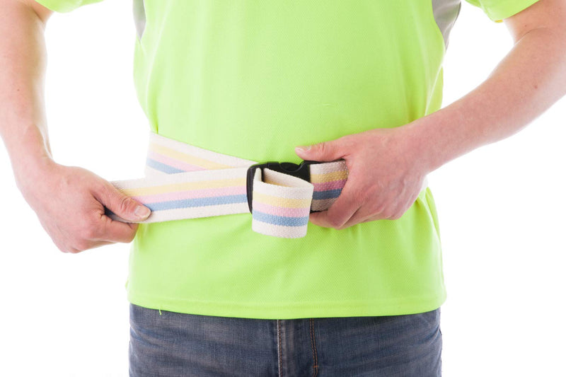 [Australia] - COW&COW Gait Belt 54inch - Transfer and Walking Assistance with Quick Release Buckle for Caregiver Nurse Therapist 2 inches(Black) Black 54 Inch (Pack of 1) 